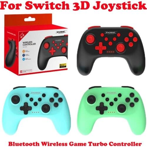 For PC/Android/Switch Bluetooth Wireless Game Turbo Controller 3D Joystick Gamepad Trigger Joystick 500mAh