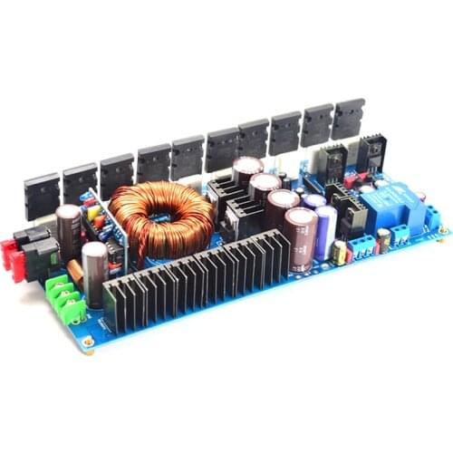 DC12V power supply 500W mono power amplifier board Battery high-power HiFi fever-level car board. Frequency response: 10HZ-30KHZ