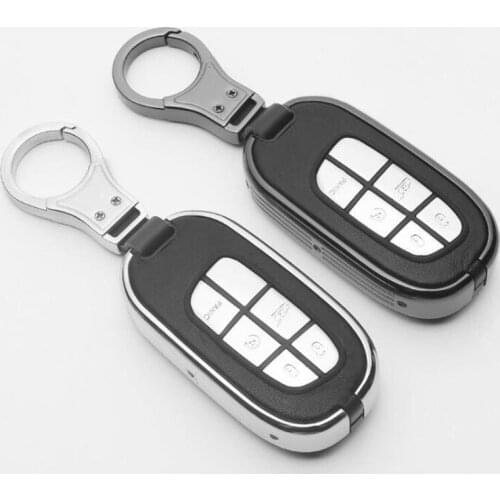 Zinc alloy Waterproof Anti-wrinkle Key Case For Jeep Grand Cherokee Compass Patriot Dodge Journey Chrysler 300C 2018 2019