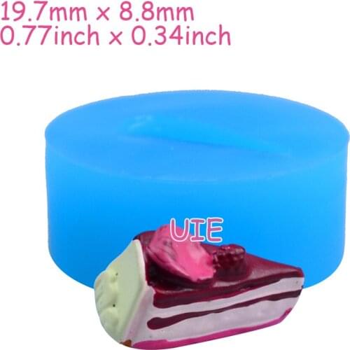 GYL137U 19.7mm x 8.8mm Cale Silicone Mold Fondant Cake Decoration Candy Resin Clay Earrings Necklace Craft Soap Candle FOOD SAFE