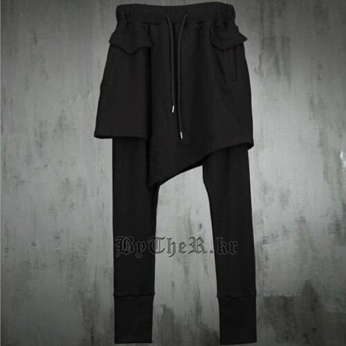 Hot 2020 Spring And Autumn Casual Fashion Personality Harem Pants Culottes Singer Costumes Trousers