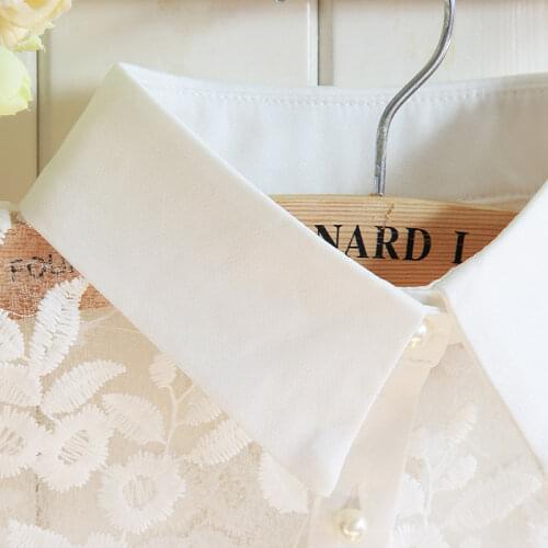 Quality Lace Roupas Fake collars for women Lace Mujer Faux Cols Half shirt Lace accessories Garment Feminia