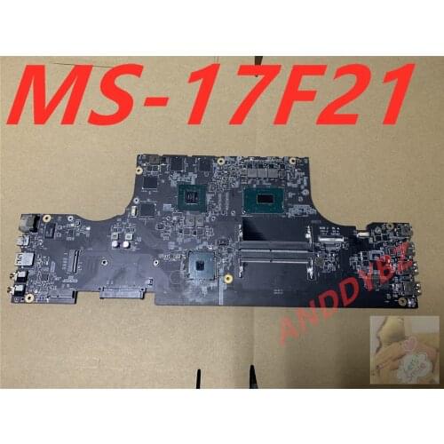 MS-17F21 VER 1.0 FOR MSI GF75 THIN 9SC LAPTOP MOTHERBOARD WITH SR3YY I7-8750H CPU AND GTX1050M 100% working OK