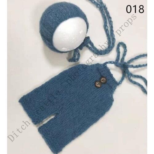 Newborn Photography Props, Newborn Mohair Hats & Pants, Hand-Woven cap
