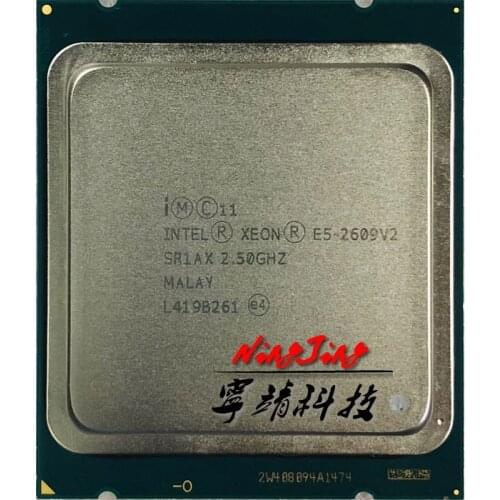 Intel Xeon E5-2609v2 E5 2609v2 E5 2609 v2 2.5 GHz Quad-Core Quad-Thread CPU Processor 10M 80W LGA 2011