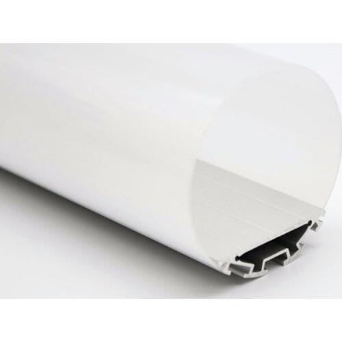 QSG-6060;LED aluminum profile(anodized silver color) with PC cover;for flexibe or hard LED strips