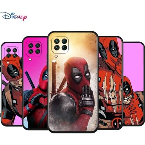 Marvel Avengers Deadpool Super Hero For Huawei Nova 8 7i 7 6 5T 5E 5Z 5i 5 4E 4 3i 3E 3 2i 2 Lite Pro SE 5G Black Phone Case