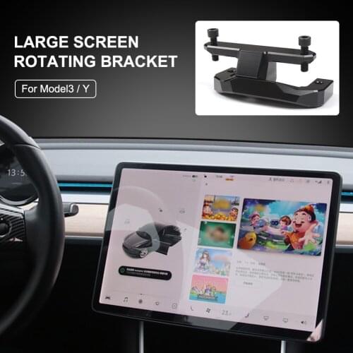 2021 Tesla Model 3 Y 2020 Model 3Rotating Bracket Center Console Screen Swivel Bracket Navigation Holder Aluminum Aloy