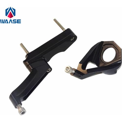 Waase CNC Aluminium Steering Stabilizer Damper Mounting Bracket For Suzuki GSXR600 GSXR750 GSXR 600 750 K4 2004-2005