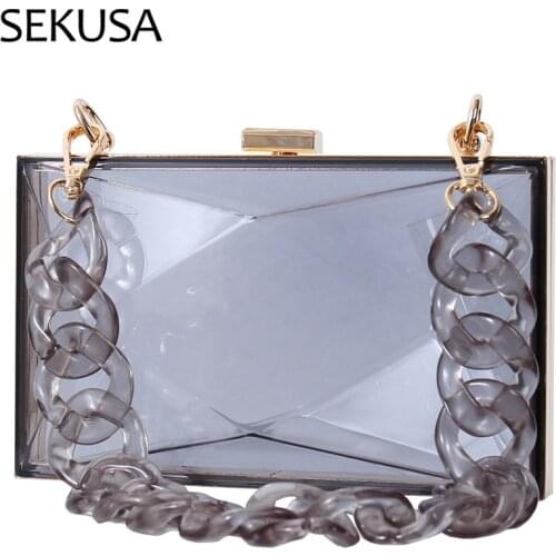 Womens Clutch Bag Acrylic Evening Bag Party Wedding Clutch 2021 Purse and Handbag Women Shoulder Bag