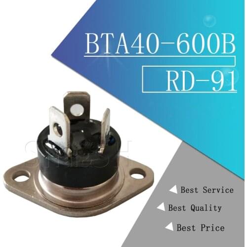 1PCS BTA40-600B RD-91 SCR 600V 40A BTA40600B DIP BTA40-600 RD-91 400-600B