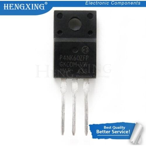 10pcs/lot STP4NK60ZFP P4NK60ZFP 4N60 TO-220F In Stock