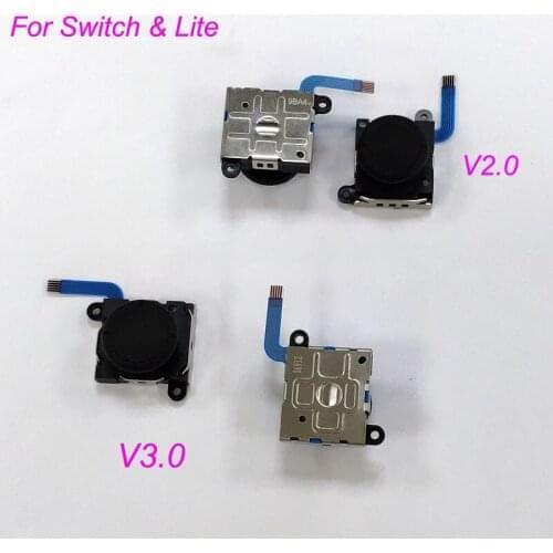 100PCS/Lot For Nintend Switch Joycon & switch Lite Controller Analog Stick Joystick 3D Thumb Sticks Sensor Module Blue Flex V3.0
