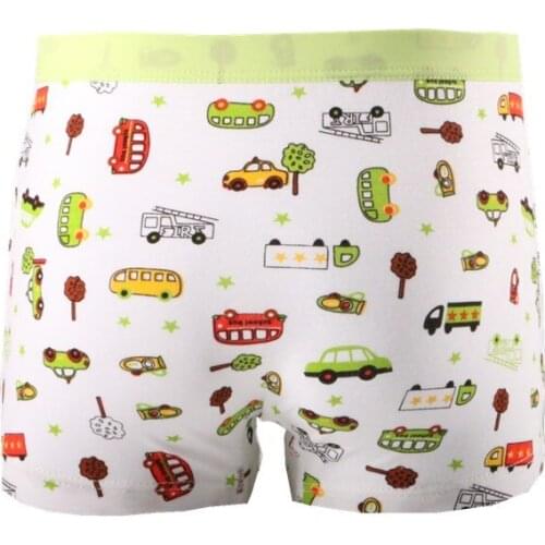 2pc/lot Cartoon boys boxer Modal Underwear Children 's Print Car Underwear Boys Cotton Modal