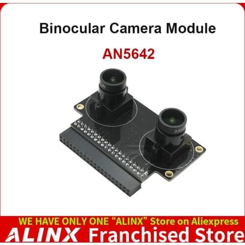 ALINX AN5642: 5MP OV5640 Binocular Camera Module for FPGA Board