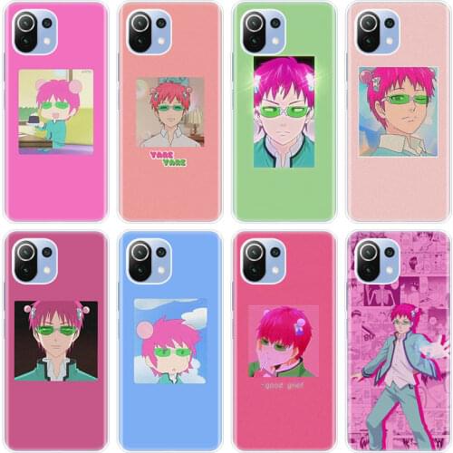 The Disastrous Life of Saiki K Case for Xiaomi Mi POCO X3 NFC M3 F3 11X 11i 11 Ultra Note 10 S 10i 10T Pro 11 Lite 5G Soft Cover