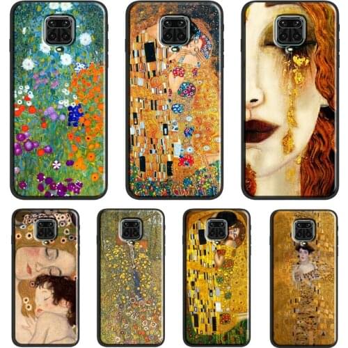 Gustav Klimt Funda For Xiaomi Redmi Note 10 Pro Note 9 Pro Note 8 Pro 7 K40 8T 9S 9A 9C 9T Case Cover