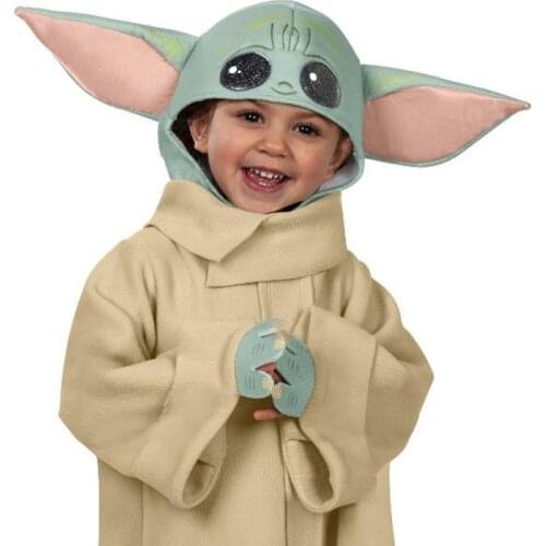 Kid Star Cosplay Wars The Baby Yoda-boy Party Costume Halloween Carnival Suit Costume for Girls Boys