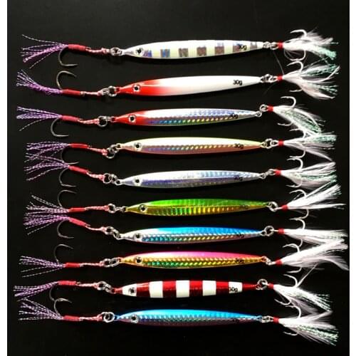 Hot Sale 1 Pieces30g 9cmMetal Lure Fishing Spoon Freshwater Fishing Hard LureSliceJigBait Spoon Fishing Tackle Metal Jigging