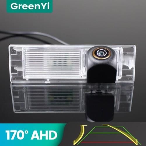 GreenYi 170° AHD 720P Trajectory Car Rear View Camera For BMW 6 1 Series F20 F21 M6 E63 E64 M6 F06 Mini Clubman Reverse Vehicle