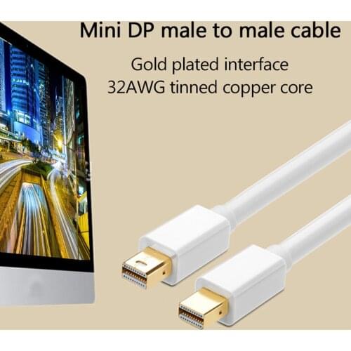 1.8m 3M Mini DisplayPort to mini DP male to male connector extension cable