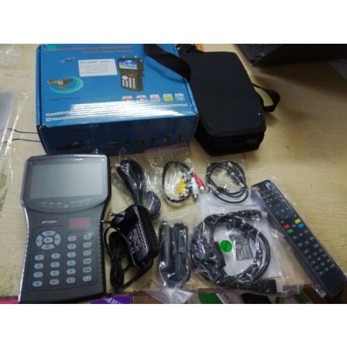 Kpt-255h plus sat finder test cctv camera lcd backlight button 4.3 inch DVB-S/S2 signal test with av usb hd output
