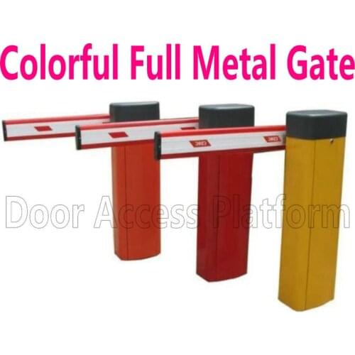 Pretty Color Barrier Gate, Red /Yellow /Orange 3 different colors Colorful shell+Full Metal Shell Metal case Car Parking Barrier