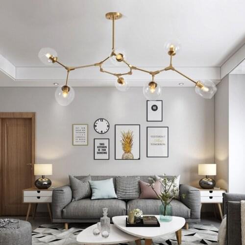Nordic LED Chandelier Lighting for Dining Room,Living Room Chandelier Decoration Hanging Lamp Bedroom Home Indoor Light Fixtures