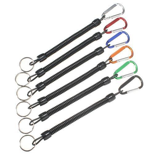 Dropshipping 2Pcs Fishing Lanyards Boating Kayak Camping Secure Pliers Lip Grip Tackl Tools Telescopic fishing rope
