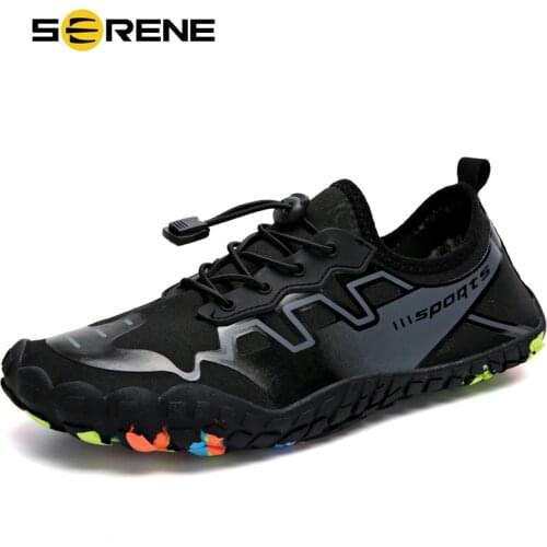 SERENE Brand Water Shoes Bicycle Seaside Beach Surfing Slippers Men Swimming Climbing shoe Outdoor Soft Fitness Sneakers