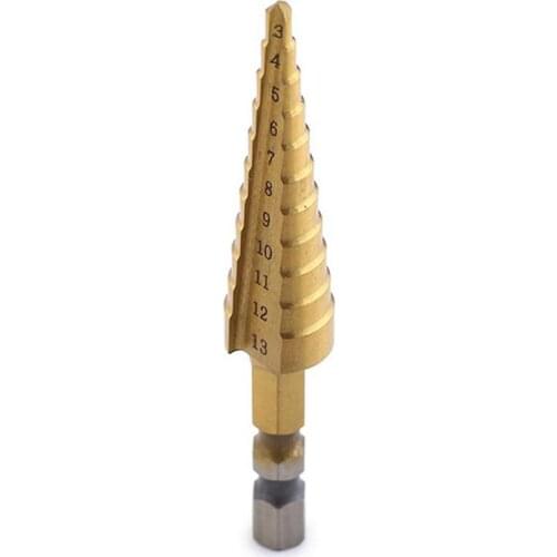 Hexagonal Straight Step Drill Bit 3-13 MM