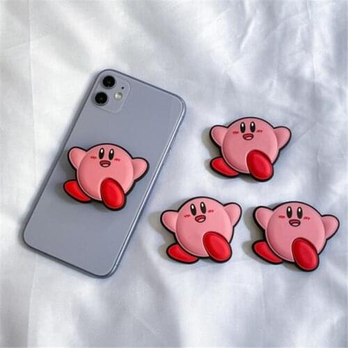 Cartoon Silicone Expanding Stand Grip Mount Phone Socket Fold Mobile Smartphones Pocket Desktop Bracket Phone Stand Holder