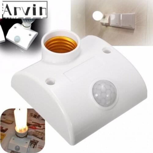 Light/Lamp Holder Infrared Motion PIR Motion Sensor Automatic LED Light Lamp Holder Switch Alarm System