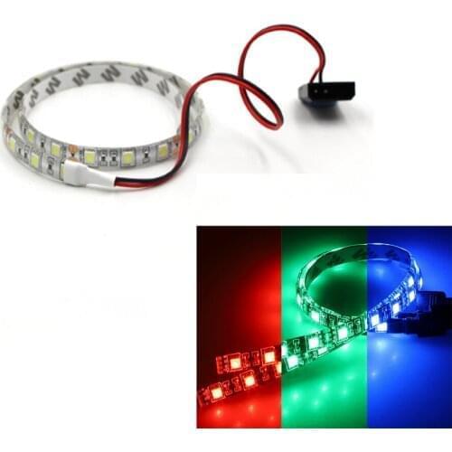 RGB LED Strip Light 4PIN DC12V pc case home decor Molex decoration Connector led Light Back lightgamer cabinet tape Neon lamp