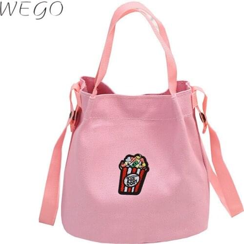 Emperor Sage has a one-shoulder slant and a portable Korean art canvas bag. Nvbaosen is a cloth bag female cloth bag bucket