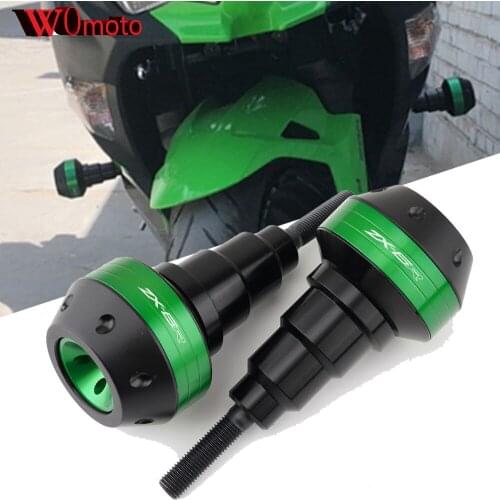For KAWASAKI NINJA ZX-6R ZX6R ZX 6R 2013-2017 Motorcycle CNC Falling Protection Frame Slider Fairing Guard Crash Pad Protector