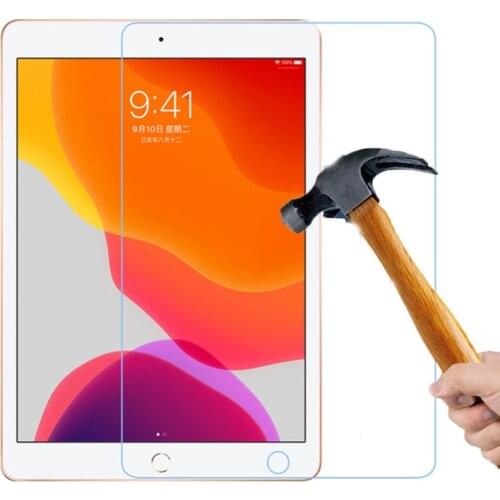 9H Tempered Glass Film for ipad 2019 10.2 inch Protective Film 10.2 7 th Generation Scratch Resistant HD Glass Screen Protective