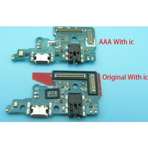 5PCS USB Charging Port Charger Board Flex Cable For Samsung Galaxy A70 A705F SM-A705F Dock Plug Connector With Microphone