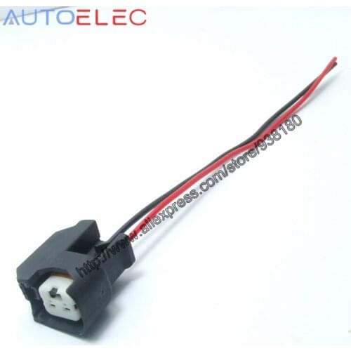 10Pcs Good Quality EV6 car connector Pigtail Wiring universal wire Pigtail Wiring LS2 LS3 LS7 LS9 18cm injector plug wire