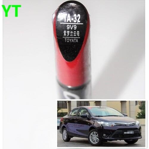 Car scratch repair pen, auto paint pen purple color for Toyota Vios Corolla Reiz vois highlander Crown RAV4 Camry Yaris