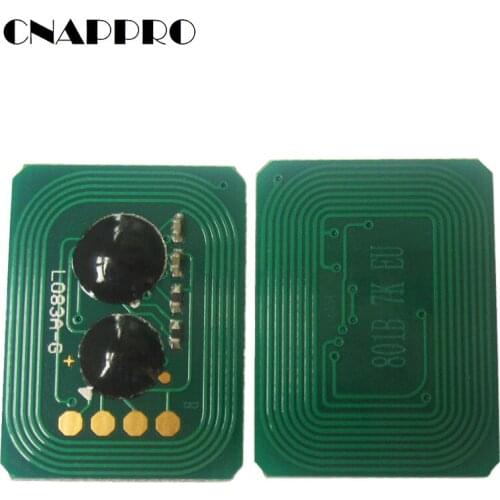 5Sets AU Version 44318612 44318611 44318610 44318609 Toner Cartridge Chip For OKI data C 710 C710 C711 711 Printer Reset Chips