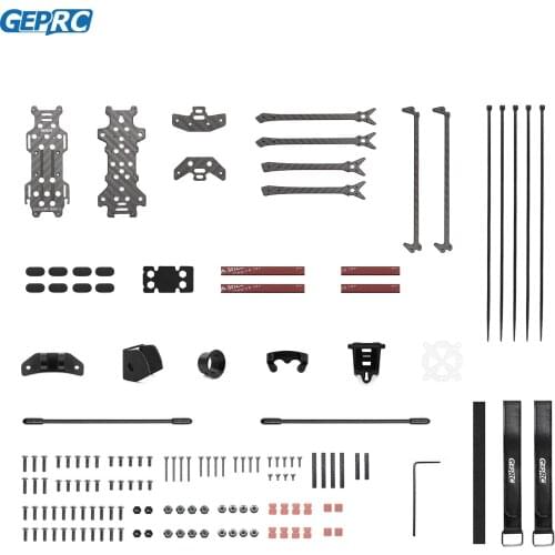 GEPRC GEP-CB5 Frame Parts for Crocodile Baby 5 Drone DIY FPV Racing carbon fiber frame accessories