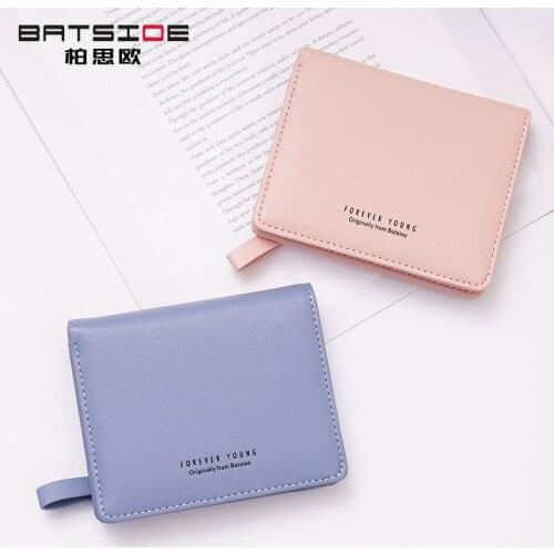 Women Wallet with Coin Purse Short Ladies Wallet Simple Multi-card Buckle Coin Purse Card Holder