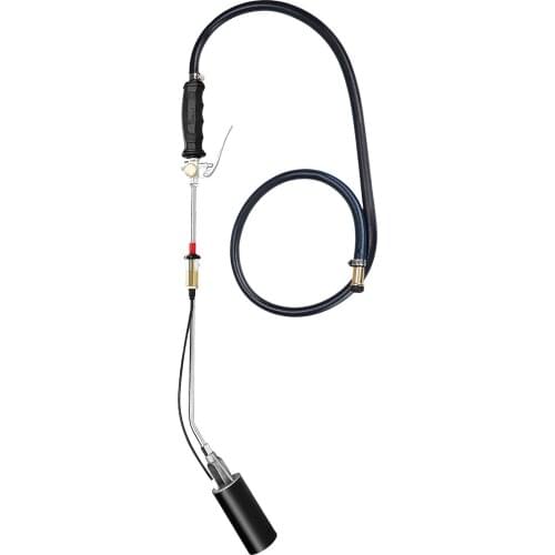 Gas Torch Flame Burner Torch, Portable Gas Torch Ignition Welding Gun for Outdoors Barbecue