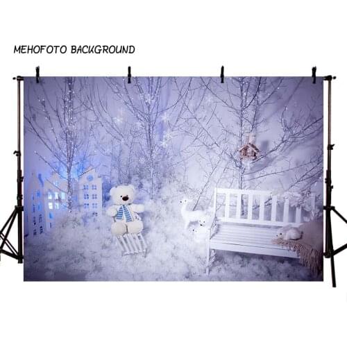 Photography Backdrops Christmas Background Fireplace Tree Winter Snow Window Interior Baby Birthday Background For Photo Studio