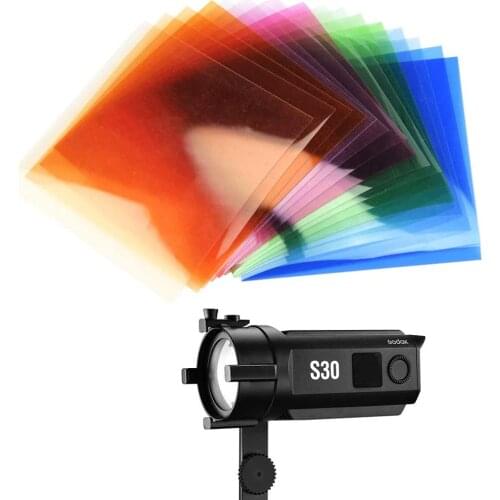 GODOX Color Gels Kit SA-11C for S30 LED Light Creative Effects Color Filters Color Effects Set S30 Accessories