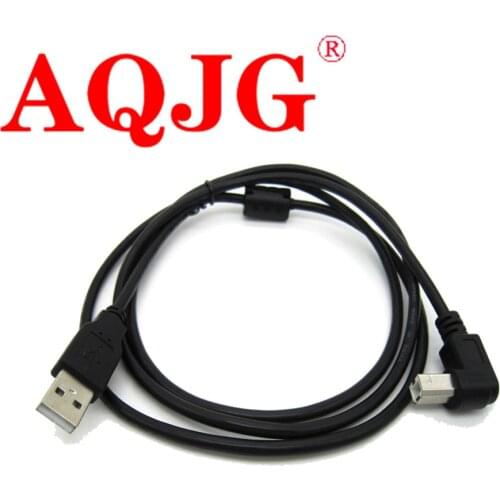 Right Angle USB 2.0 A Male to USB B Male Type B BM Right Angle Printer scanner 90 degree cable 100cm BM Angled Cable