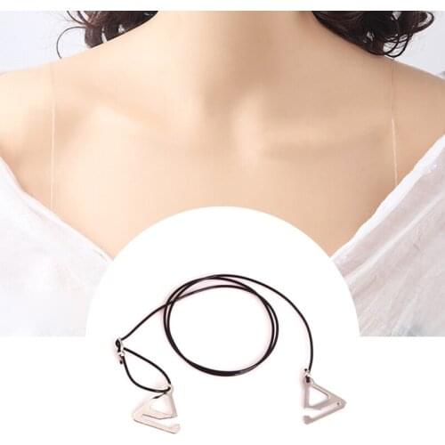 2/3Pair Sexy Lace Women Bra Shoulder Strap Clasp Hook Adjustable Invisible Clear Slip-Resistant Buckle Underwear Accessories