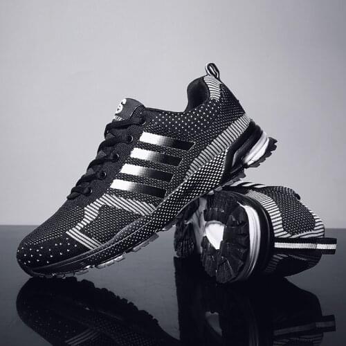 Fashion Black Couple Keep Running Shoes Men Lightweight Cheap Men Sneakers Breathable Outdoor Mens Gym Shoes zapatillas hombre
