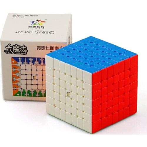 YuXin Little Magic 7x7x7 Magnetic Version Magic Cube Professional Game Speed Toy Creative Education Puzzle Exercise Brain Gift
